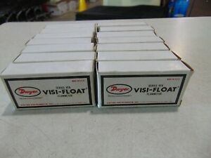 14 Pcs Bulk Lot Dwyer Visi-Float FlowMeter GPH Water Flow Meter VFA