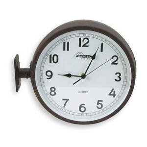 GRAINGER APPROVED 2CHY5 Wall Clock,Analog,Battery