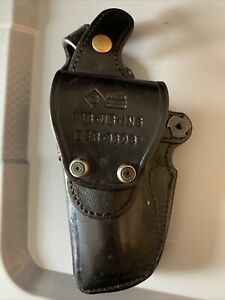 Aker Black Leather Duty Holster for Beretta 96D 118-US-INS Right Hand