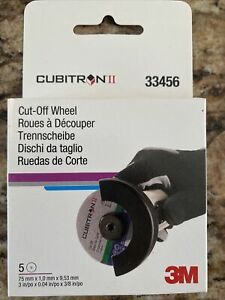 3M 33456 Cubitron II 3&#039; x .04&#039; x 3/8&#039; Cut-Off Wheel - 5 Wheels/Box