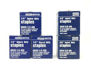 Bostitch Staples 1/4 3/8 Heavy Duty Stanley-Bostitch (LOT) SB35 1/4-5M 3/8-5M