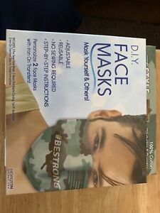 NEW - Next Style Camouflage D.I.Y. Face Masks, Set of 2 Masks