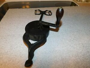 RARE Bausch &amp; Lomb Optical Centrifuge Clamp Medical Lab Equipment Hand Crank