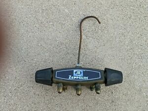 2 VALVE PREMIUM BRASS ZEPPELIN MANIFOLD 23004 Manifold only. NO Hoses.No Gauges
