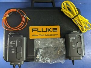Fluke FOS FOM Fiber Optic Optical Meter power loss kit 850 1300 CableMeters