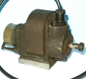 VINTAGE 1936 ML LISTER MAGNETO GOOD SPARK SHAFT DRIVE LISTER D STATIONARY ENGINE