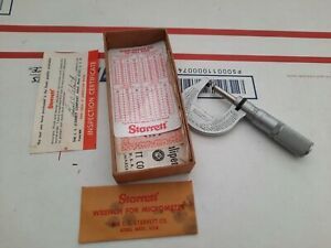 Vintage Starrett No. 230 Micrometer 0-1&#034; Original With Papers