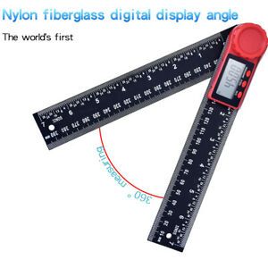 2in1 Digital Protractor Goniometer Angle Finder Miter Ruler Crown Trim 200mm/8&#034;