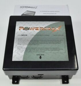 POWERMAX PMTS-30 AC TRANSFER SWITCH 70VF RV GENERATOR