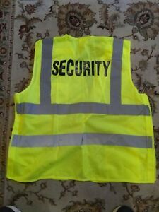 NOS Allied Universal Security Service Reflective Safety Vest Size L!!!!!!!!!!!!!