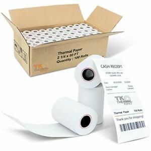 Thermal King 2 1/4&#034; x 50&#039; Thermal Paper Compatable with Ingenico Iwl255 Flex ...