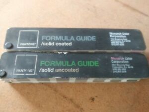 2 Pantone Formula Guides 1 book Coated 1 book uncoated