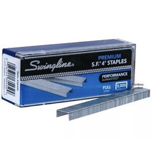 Swingline 35450 SF4 Premium Staples, Chisel Point, Box of 5000