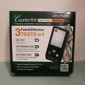 Dri Mark 351FT Flash Test 3 in 1 Portable Counterfeit Detection System Black