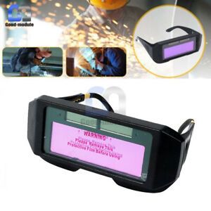 Fully Solar Automatic Dimming Argon Arc Protective Eyes Welding Glasses Goggles