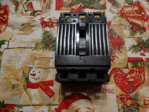 Used general electric tef134030 circuit breaker 30 amps 480vac for sale