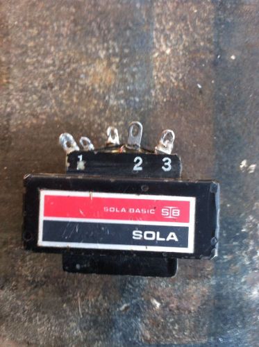 SOLA BASIC POWER SUPPLY TRANSFORMER 29398-7