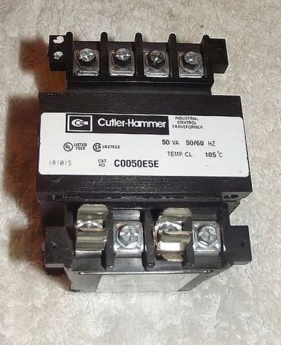 Cutler hammer c0050e5e 50 va control transformer new for sale