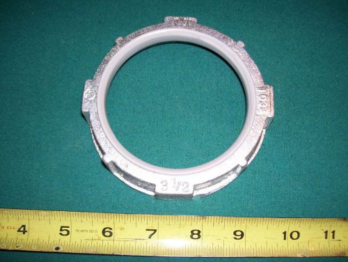 (1) - NEW - 3 1/2&#034; CROUSE-HINDS #1039 INSULATED METAL CONDUIT BUSHING