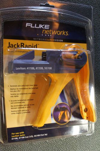 Fluke networks jr-lev-1 jackrapid puchdown and termination tool for sale