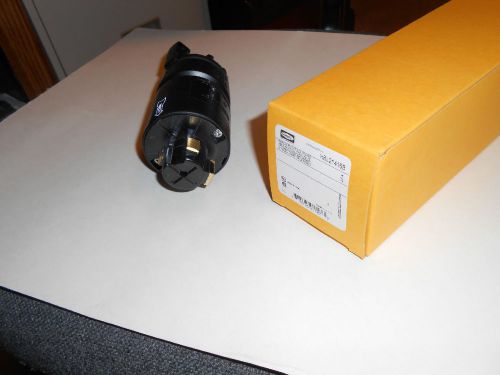 Hubbell hbl21415b twist-lock 30a 3p 480v. all plastic case male without/box for sale