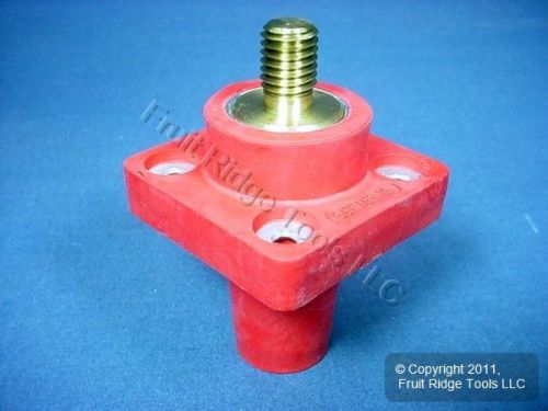 Leviton Red 16 Series Cam Receptacle Panel Outlet 3/4&#034; Stud Plug 400A 16R24-R
