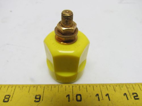 Superior Electric RP100GY 100 amp 125-250VAC/DC test Pin Receptacle yellow