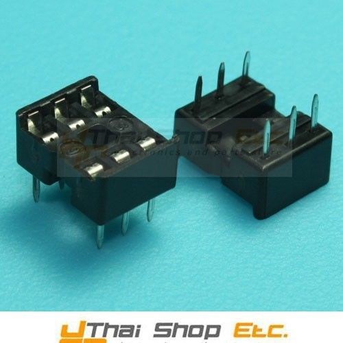 50 x 6 pin dip ic socket solder type 2.54mm dip-6 for sale