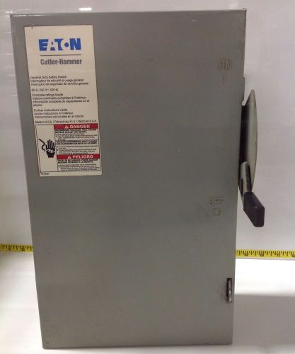 Cutler hammer  eaton safety switch  dg322ugb for sale