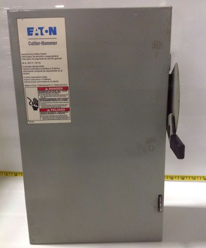 CUTLER HAMMER  EATON SAFETY SWITCH  DG322UGB