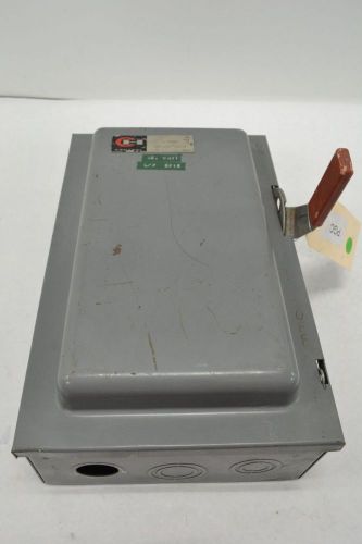CUTLER HAMMER 4105H442H 4-WIRE FUSIBLE 60A 250V-AC 3P DISCONNECT SWITCH B230722