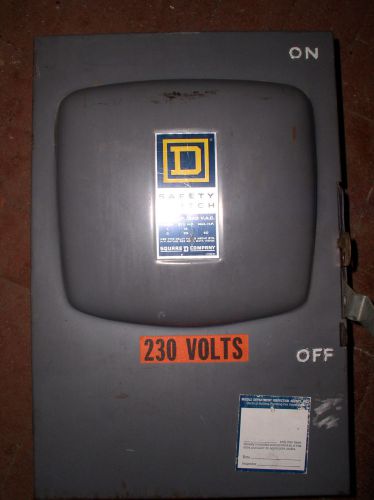 200 Amp Square D 3 Pole Fusible  Safety Switch