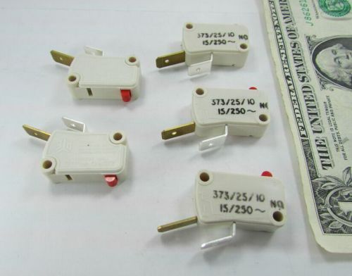 Lot 5 otehall zero plus microswitches, 15a 250v normally open no 373/25/10 pye for sale