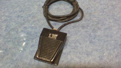 Electric foot switch pedal by conntrol #863-1000-00 for sale