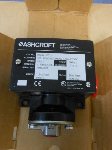 Ashcroft pressure control switch b424vxcylm new in box for sale