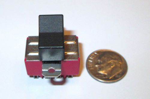 C&amp;k #7401 miniature rocker switch  4pdt on-on   panel/pc mount    nos  1 pcs. for sale