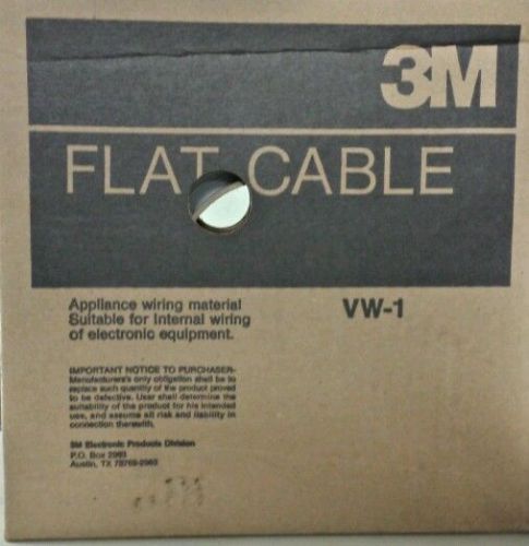 3M VW-1 FLAT CABLE SPLICE LENGTH RIBBON CABLE  rolls of 100FT