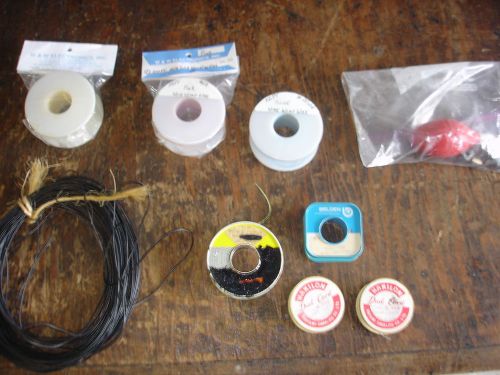HUGE LOT MIXED WIRE - DIAL CORD - WIRE WRAP - INSULATION WIRE ETC