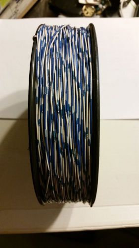Cross Connect Telephone Wire Cable - 2C 24 AWG 1 blue/White - 1000 FT 24 gauge