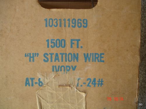 Western Electric H Station Wire Ivory 3 Pair
