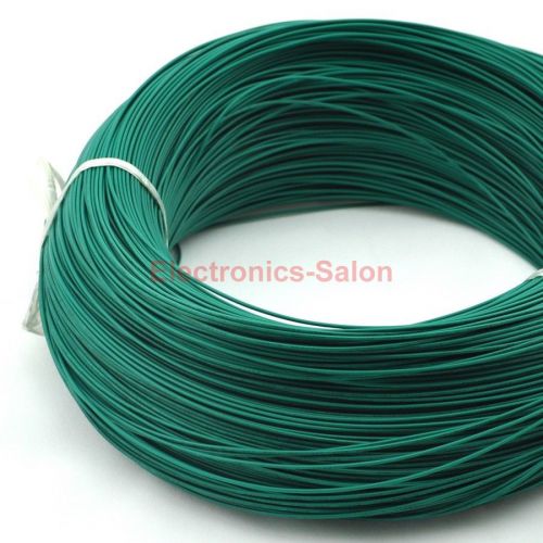 20m / 65.6ft green ul-1007 24awg hook-up wire, cable. for sale