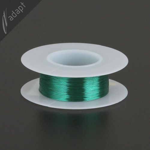 34 AWG Gauge Magnet Wire Green 494&#039; 155C Solderable Enameled Copper Coil Winding