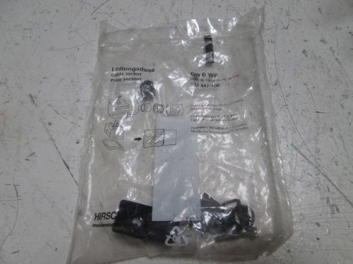 HIRSCHMANN 932-447-100 CABLE SOCKET *NEW IN A FACTORY BAG*