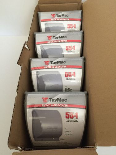 (Box of 4) Taymac 55in1 MX6200 In-Use 2 Gang Weatherproof Cover *NEW*