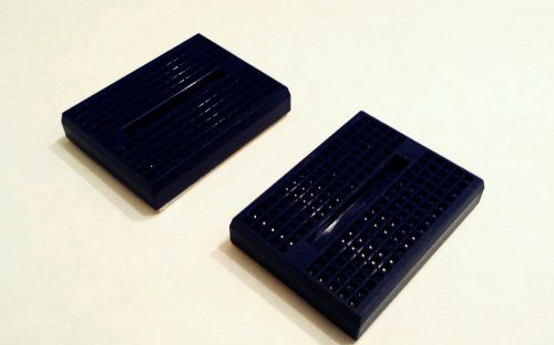 2x Mini Solderless Prototype Breadboard 170 Tie-points-Arduino Blue