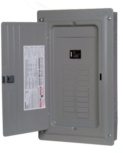 Siemens 100 a load center panel amp fuse box 20 space main breakers for sale
