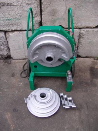 Greenlee 555 pipe bender 2 shoes 2 rollers  1/2&#034; - 2&#034; &lt;---  great shape for sale
