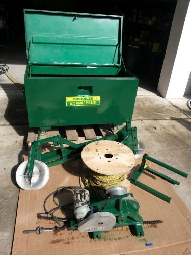 Greenlee 640 4000 lbs cable wire tugger puller  great shape. with box. for sale