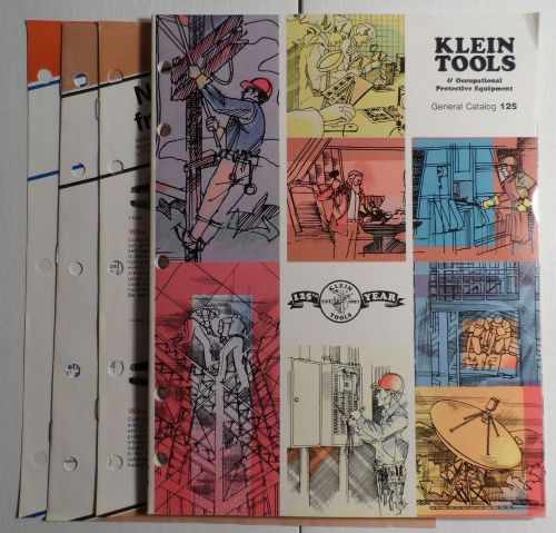 1982 klein tools #125 catalog &amp; occupational protective equipment -linesmen for sale