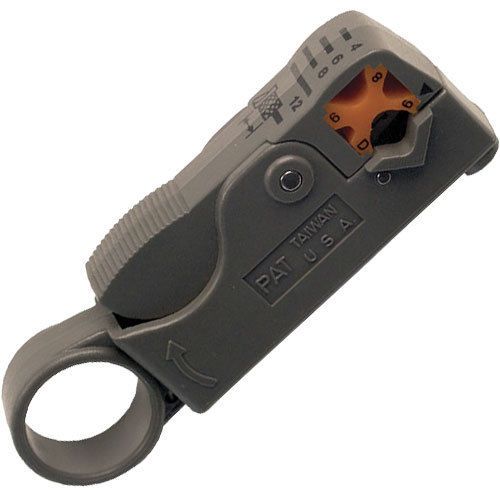 Platinum tools 15030 e series 2 level coaxial cable stripper for sale
